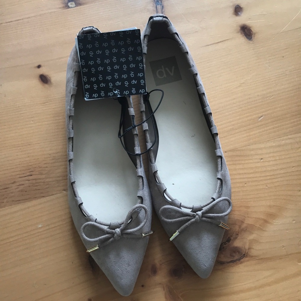 Suede flats